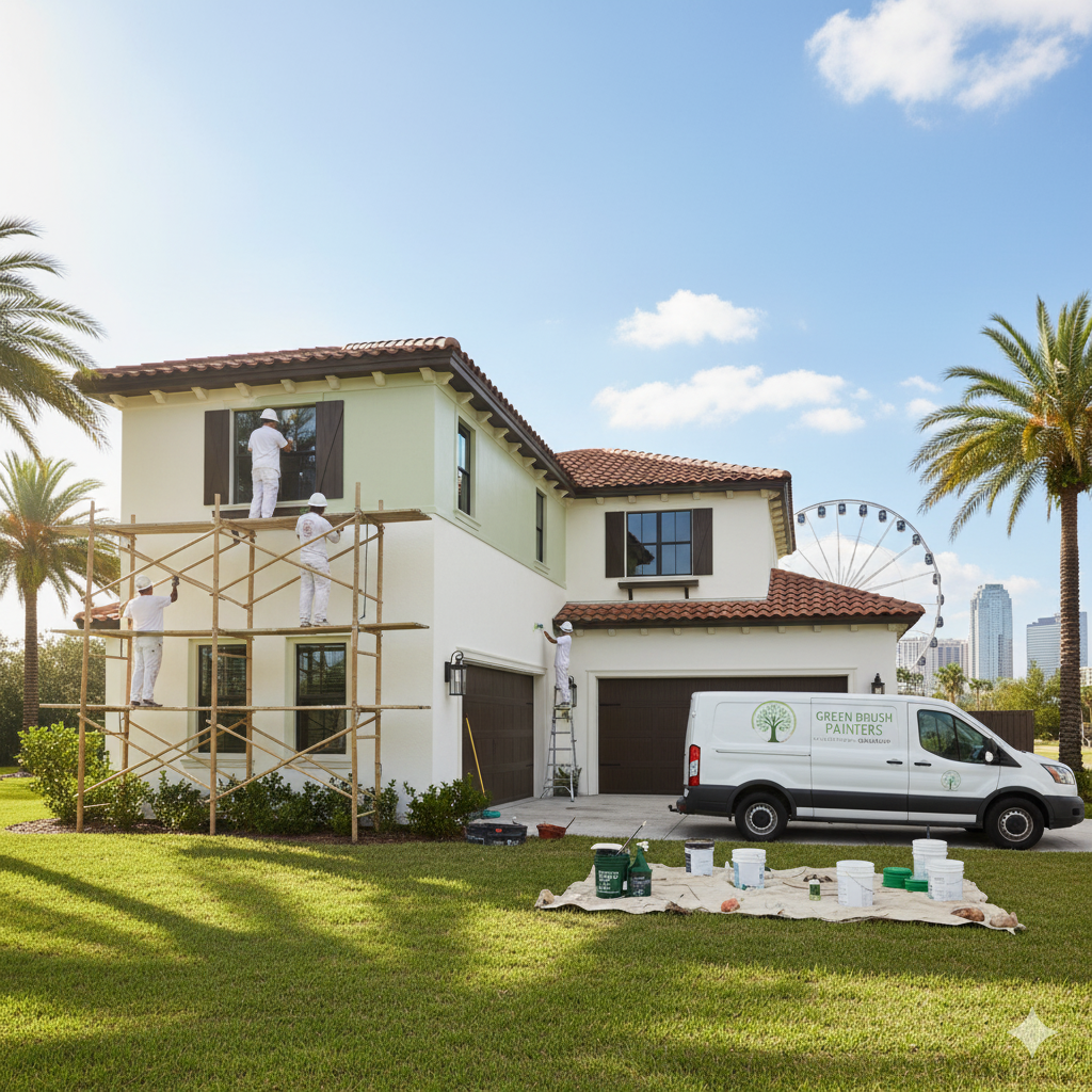 Residential Exterior Painting Orlando FL